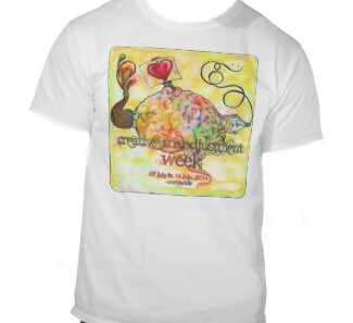 Creative Maladjustment Week T-shirt (100% cotton - white; also available in black and other colors)